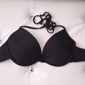black slight push up bikini top✨forever 21